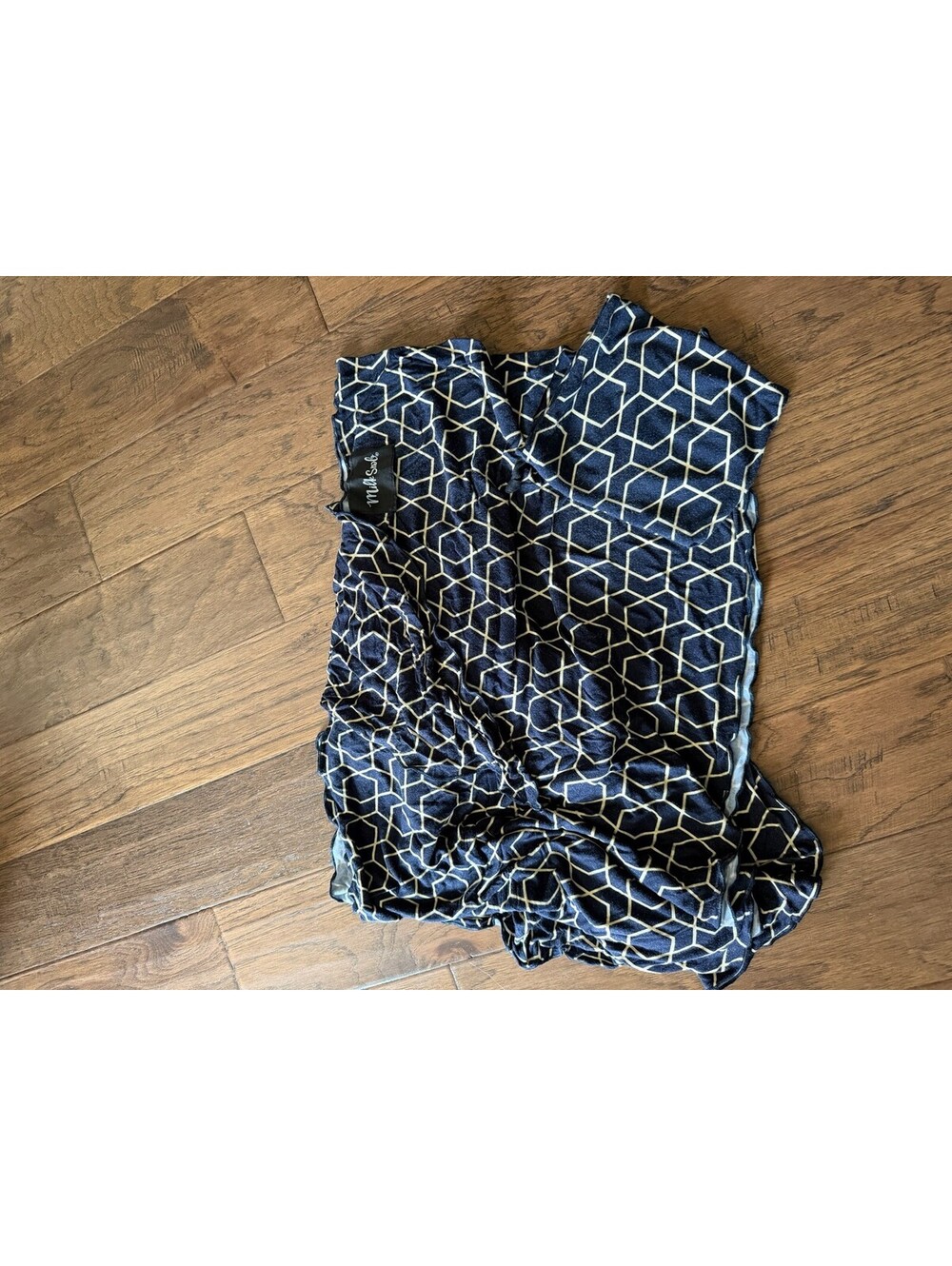 Milk Snob 5-in-1 Nursing Cover Car Seat Canopy Geometric Print Blue